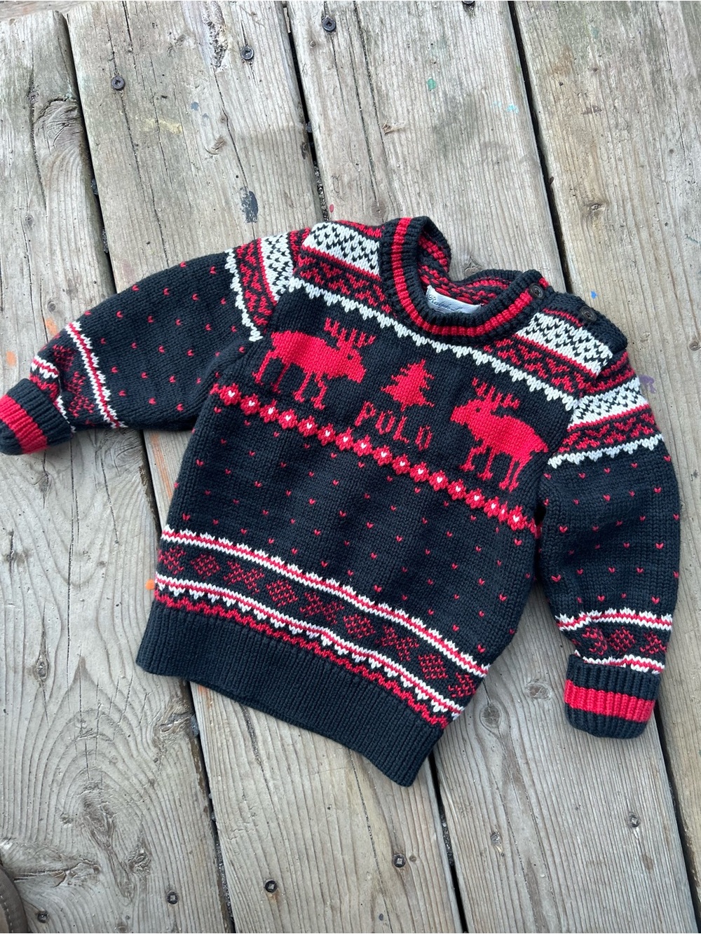 0140. Polo by Ralph Lauren Children’s Sweater • 12 Months